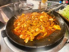 新大久保 チュクミ(イイダコ) 食べログ 하남집 ハナムジップ 最強チュクミ盛り