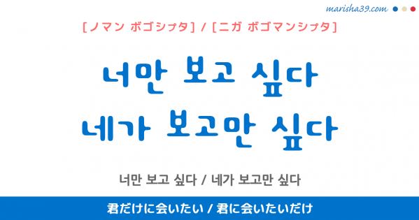 韓国語単語勉強 人称代名詞 너 ノ 君 お前 親しき仲で使う 意味 活用 読み方と音声発音 韓国語勉強marisha